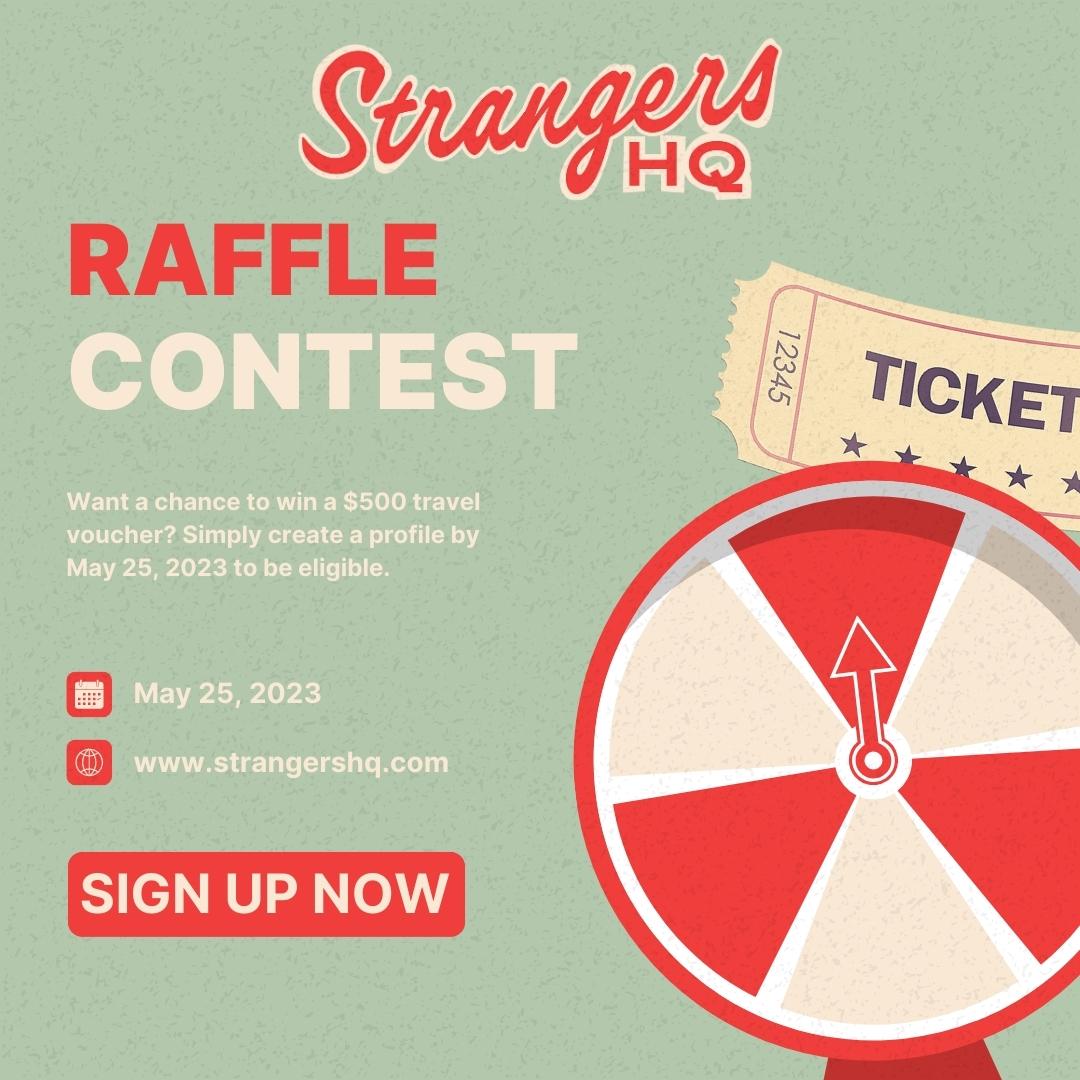 Want a chance to win a $500 travel voucher? Here's your opportunity!

Simply, create a profile on our platform by May 25, 2023 and you'll be automatically entered into the raffle.

Link below 👇