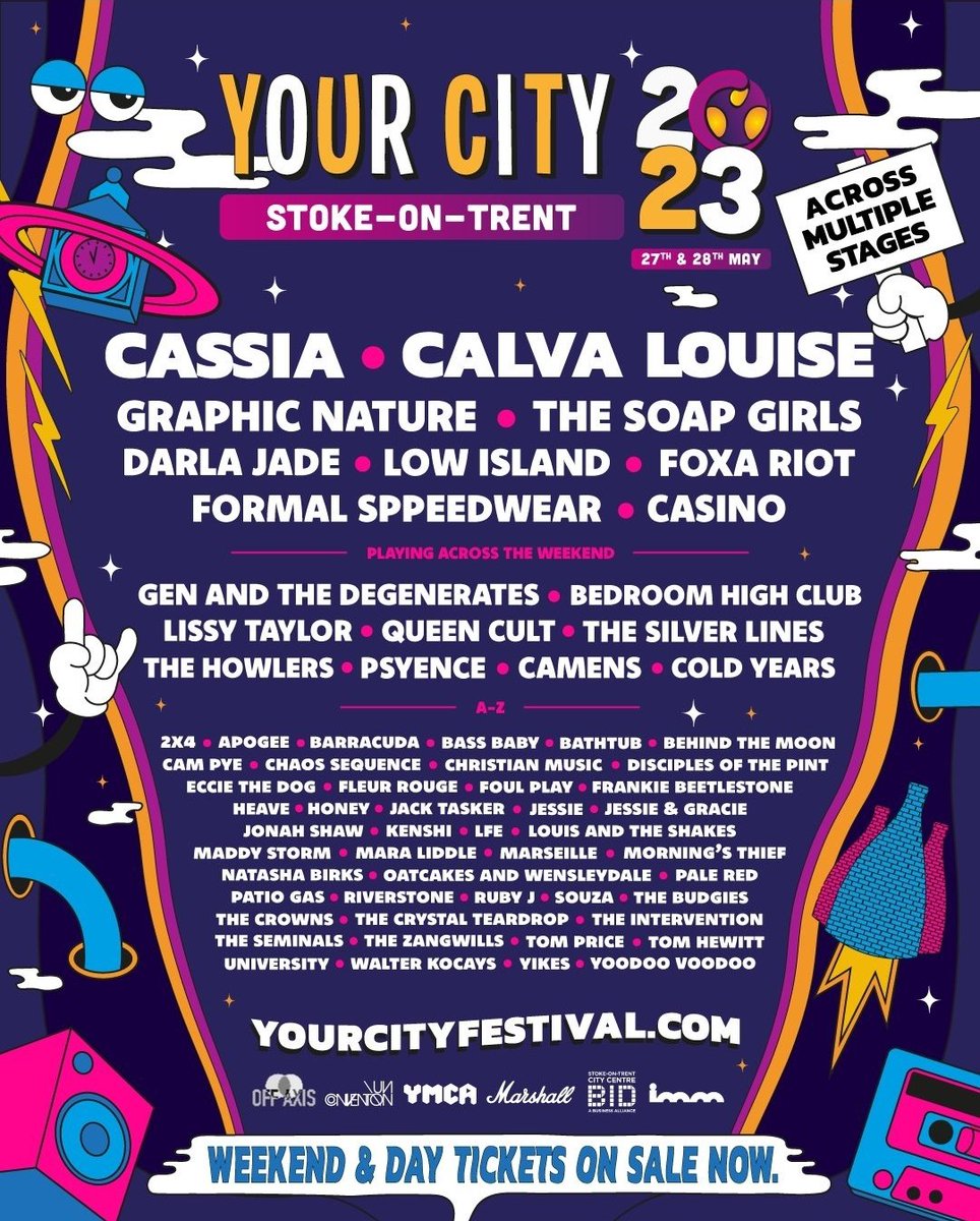 MadeinStokeonTrent (@madeinstokeont) on Twitter photo One of the best ways to support our great city is to support people doing great things in the city!
<a href="/YCfestival/">Your City Festival</a> brings national emerging talent to Stoke and was inspired by the cities ambitions around city of culture
Tickets available here⬇️⬇️
seetickets.com/event/your-cit… One of the best ways to support our great city is to support people doing great things in the city!
<a href="/YCfestival/">Your City Festival</a> brings national emerging talent to Stoke and was inspired by the cities ambitions around city of culture
Tickets available here⬇️⬇️
seetickets.com/event/your-cit…