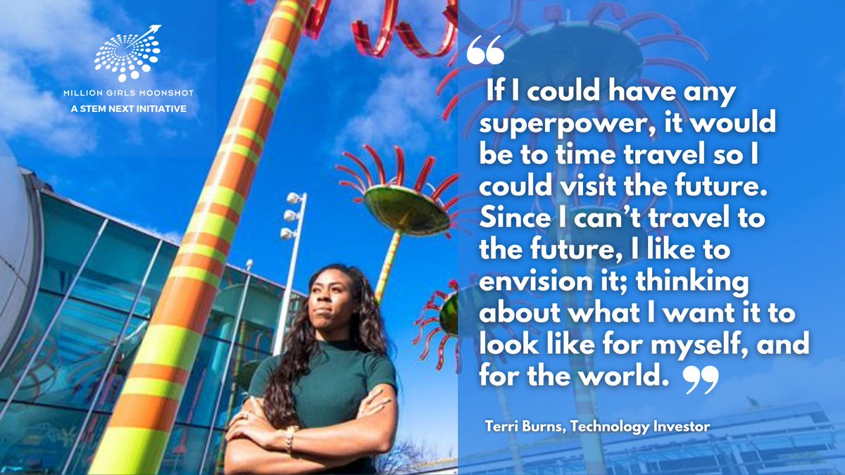 girlsmoonshot's tweet image. Terri Burns invests in innovation. This #InnovationMonth, learn from one of the IF/THEN role models on why she is passionate about innovation and technology: bit.ly/3zPTFi3