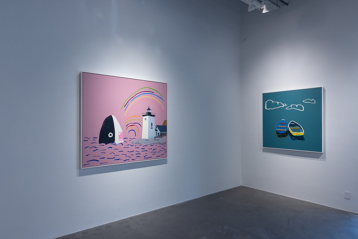 See Adam Umbach's solo show in Chelsea now through Sat, May 27. Never Grow Up presents new mixed-media paintings by the Brooklyn-based artist. 530 W 24th St. cavaliergalleries.com/exhibition/234…