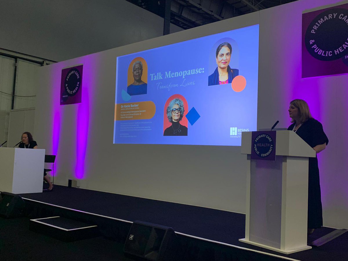 OxfordMenopause's tweet image. What a day, symposium at the Primary Care and Public Health Conference at the NEC about opening the menopause conversation, treatment options and ensuring care is individualised and holistic for all women. 
#primarycareshow #PCPH2023
