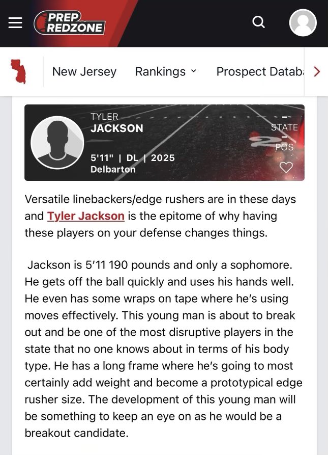 Tyler Jackson (@tylerjackson_18) on Twitter photo Thank you <a href="/PrepRedzoneNJ/">Prep Redzone New Jersey</a> for the write up <a href="/Coach_Leo24/">Matt Leotti</a> <a href="/MrFlynnWave/">Rob Flynn</a> Thank you <a href="/PrepRedzoneNJ/">Prep Redzone New Jersey</a> for the write up <a href="/Coach_Leo24/">Matt Leotti</a> <a href="/MrFlynnWave/">Rob Flynn</a>