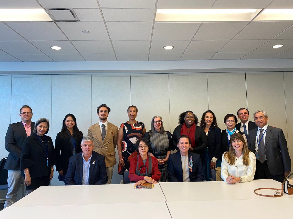 ChloeDemrovsky's tweet photo. It’s a privilege to represent @DRI_Intl and the #businesscontinuity profession as a member of the Business / Industry Delegation and as a @UNDRR @ariseinitiative Global Board Member at the High Level Meeting of the midterm review of the #SendaiFramework at @UN. https://t.co/jzCFtK17Cj