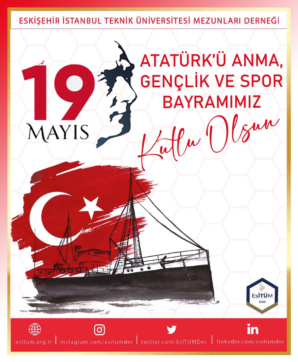 🔺Yurdumuzu işgal eden düşmanlara karşı Kurtuluş Meşalesinin yakıldığı tarihtir 19 Mayıs 1919. Ulu önder Atatürk ve silah arkadaşlarını bir kez daha saygı ve minnetle anarken tüm ulusumuzun Atatürk’ü Anma, Gençlik ve Spor Bayramını kutluyoruz. 🇹🇷