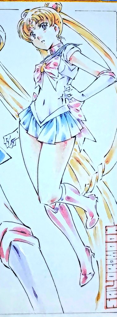 セーラームーン ,月野うさぎ 「おはようございますです!」|門口ナオ コミティア2/19 こ10aなおなおのイラスト
