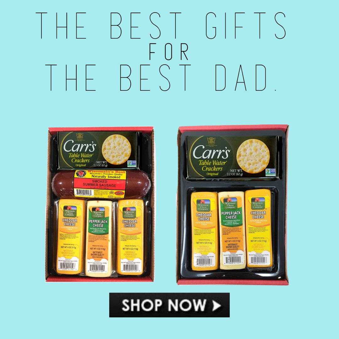 CheeseSausageCo's tweet photo. The best gifts to give your dad this Father's Day! 

https://t.co/ixnQRXmkaa https://t.co/7k8LAmbpO0
