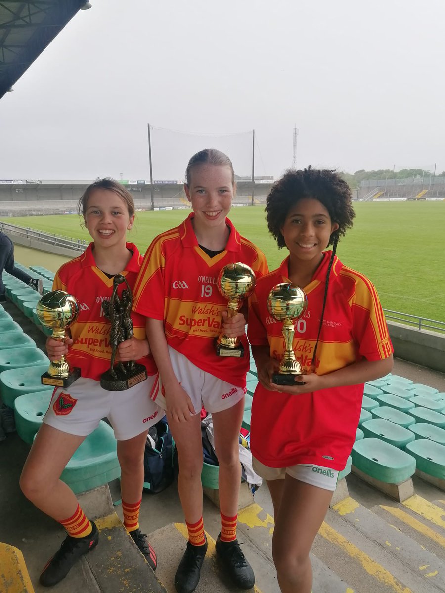 southerngaelsky's tweet photo. Congratulations to Casey Shanahan, Valentina O'Neill &amp; Amy Rose Shanahan of Scoil der Earca, Valentia, who came 1st in the Kerry Coaching &amp; Games Primary Girls UCan Skills County Finals! Amy Rose went on to do the double by winning the Girls Individual Winner also. Well done 🟢🟡 https://t.co/DvkIfgVDjb