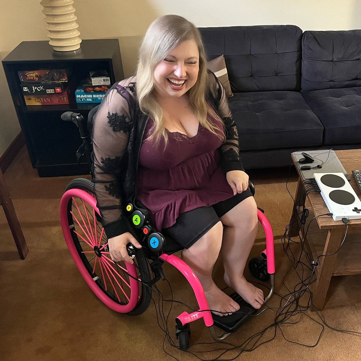 littlenavi_'s tweet image. I’ll never stop being grateful for my #XboxAdaptiveController 😍