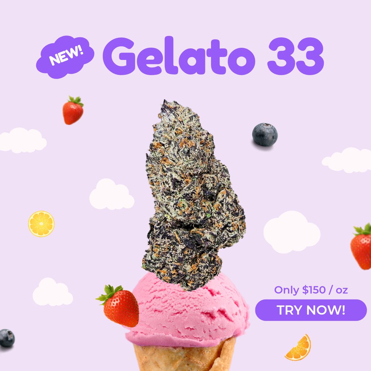 Our frosty Gelato 33 is perfect for staying stoned in this hot spring weather! mastertokes.com/product/gelato…
#cannabiscommunity #bcbud #hightimes