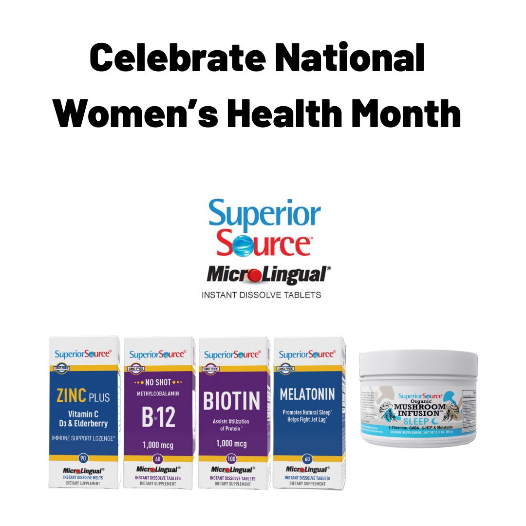 May is Nat’l Women’s Health Month. Enter our #giveaway for a chance to #win $75 in @SuperiorSource Vitamins —Zinc Plus, GABA, B12, Melatonin, Biotin, Mushroom Infusion–Sleep. #nopills2swallow. No GMOs, fillers, or chemicals. Available on Amazon & Walmart!

savingyoudinero.com/2023/05/18/nat…