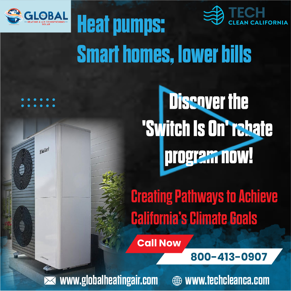 globalheatnair's tweet image. Clean up your tech game! Our 'Switch is On' program is all about choosing energy-efficient devices that benefit both you and the environment. 
Upgrade to sustainable tech and be a part of the solution. 🌿📱 #TechCleanCalifornia #SwitchIsOn #heating #heatpump #cooling