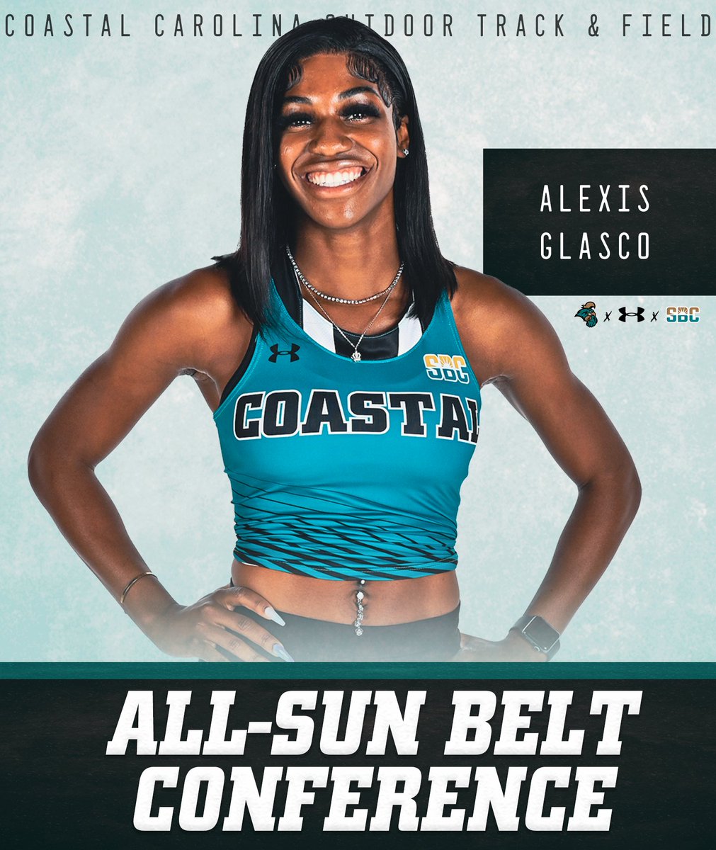 While picking up first-team #SunBeltTF honors was @lexglasco.
#ChantsUp