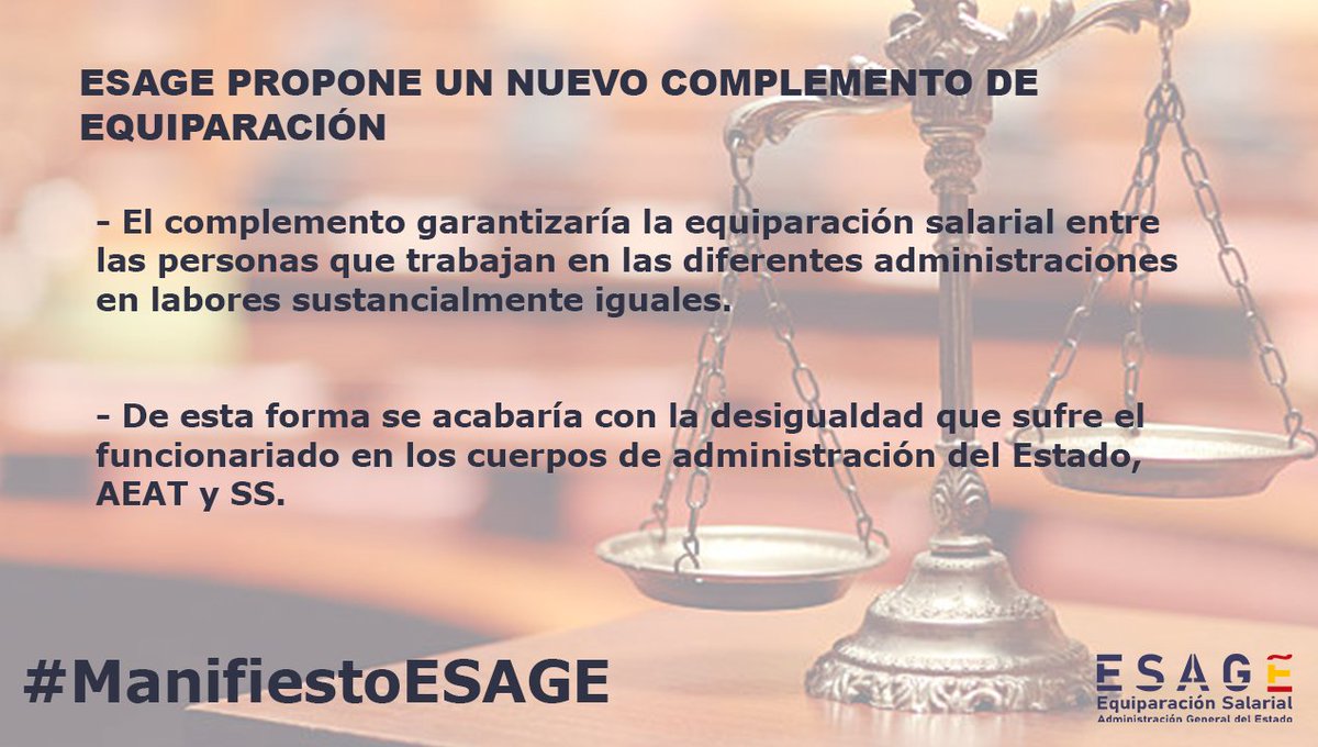 lakus_GC's tweet photo. El desequilibrio salarial con los compañeros de las comunidades autónomas y entidades locales no se puede permitir!

#ManifiestoESAGE https://t.co/uZ8RhpSYaz