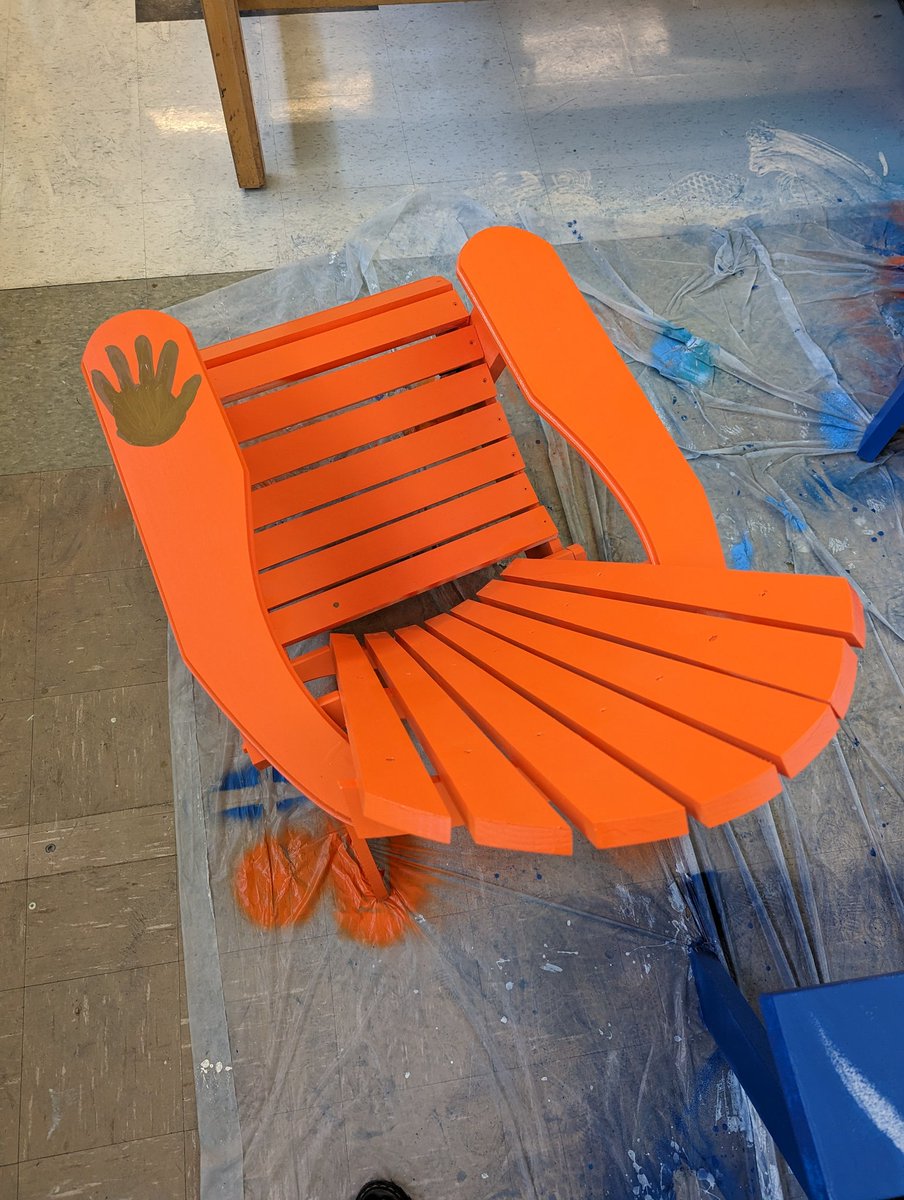 Look at this progress! So grateful for my students and their patience with bringing this project to life 💛💙❤️ <a href="/HillcrestHS/">Hillcrest High School</a>