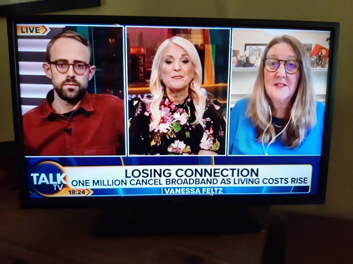 Emma_Stone2020's tweet image. Great to see @TalkTV exploring the digital divide with @GoodThingsFdn @helenmilner and @WhichUK Internet is now an essential. Let's make it easier for people who need it to access social tariff broadband deals, and free mobile data through the National Databank and @NDI_Network