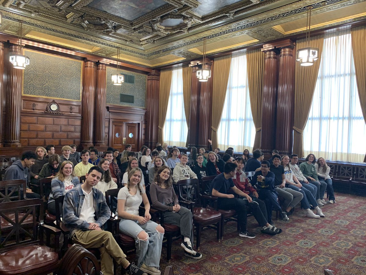 jkleinfc's tweet photo. Great day learning about the State Court system! Thank you to Justice Wecht and all the Judges who welcomed us into their courtrooms. https://t.co/Fo4f43T2gO