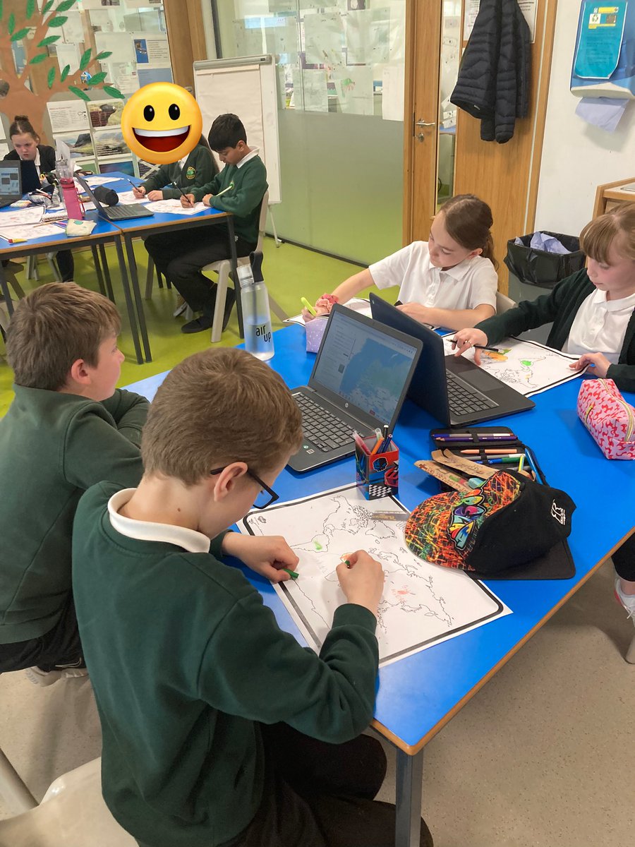 MrCarney7's tweet photo. This week P5/6 @Greenbraeschool have been learning about different habitats and the animals that live there. We have also took part in a mapping activity where we identified different deserts and rainforests on the world map. https://t.co/98x3ed2EF4
