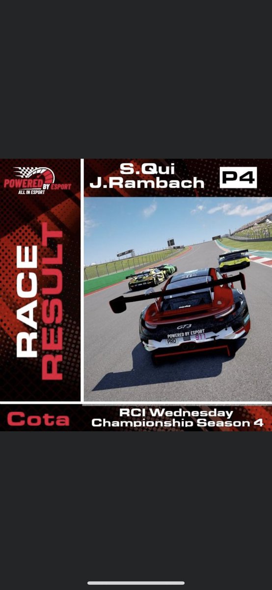 Jannik et Stephan nous ont vendu du rêves hier soir au <a href="/RCI_Racing/">Racing Club International</a> Wednesday Championship season 4 Sur le circuit de COTA #assettocorsacompetizione