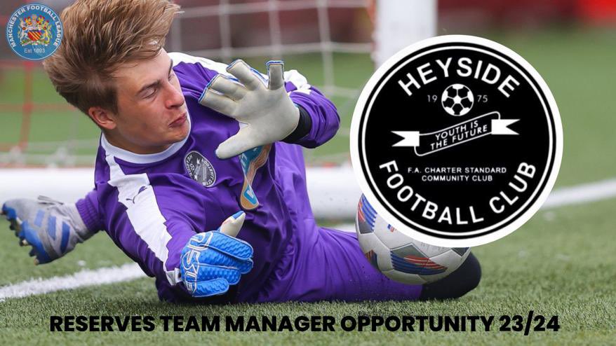 heyside_fc's tweet photo. Heyside FC are looking for a dedicated reserves team manager for season 23/24 to help bridge the gap from youth to men’s football 

Please DM to confirm interest and to ask any questions

#YouthIsTheFuture #Development #UpTheSide 🔵⚪️ https://t.co/btCOgg6hot