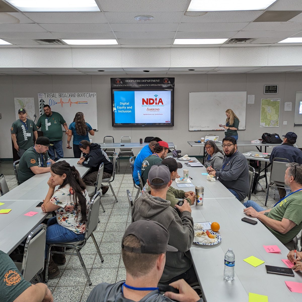 netinclusion's tweet photo. We're thrilled to be at another Tribal Broadband Bootcamp and provide digital equity support with our partners at @AMERINDRisk. Thanks to this week's hosts @HoopaTribe! #hoopavalley #digitalequity #tribalbroadband @IndigiConnects https://t.co/9OCMIuEm22