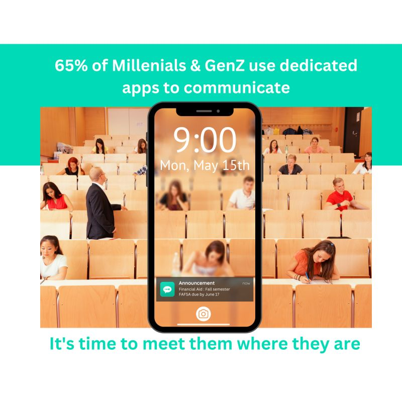 ProntoEducate's tweet photo. Emails don't get read. Texts are marked as junk. 

With Pronto Engaging students has never been easier!

#Pronto #HigherEd #Students https://t.co/tuDdkQytS9
