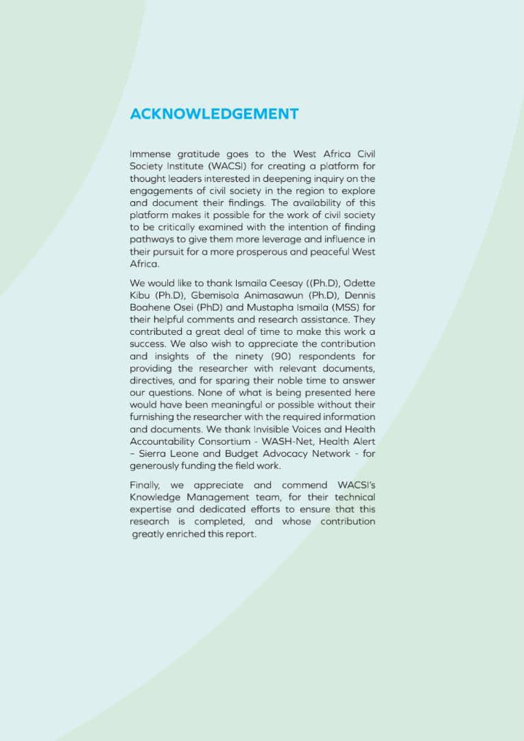 Health Accountability Consortium in Sierra Leone tweet media