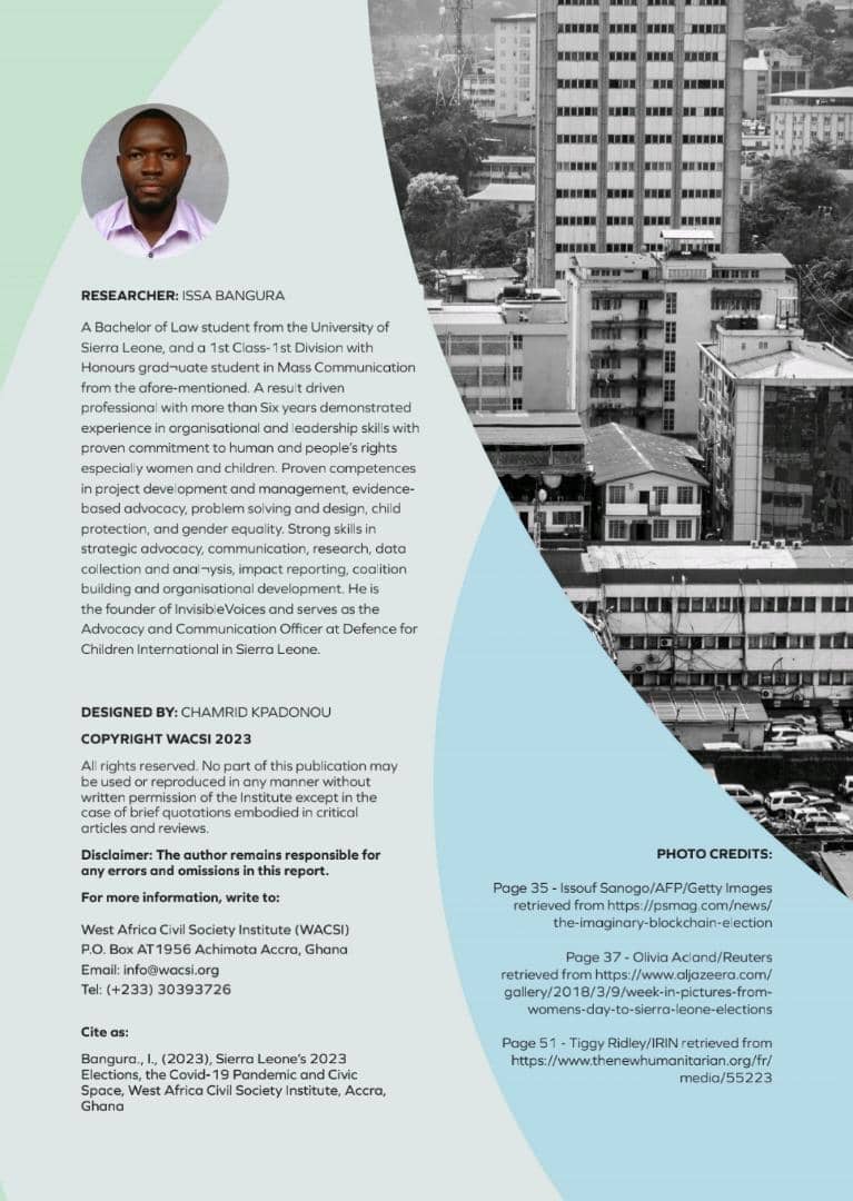 Health Accountability Consortium in Sierra Leone tweet media