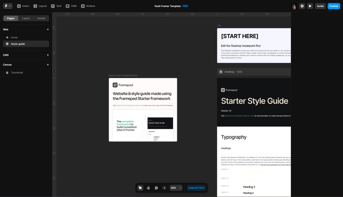 DESIGN FRAMEWORK:

<a href="/framepadco/">Framepad</a> has become the norm for me now. 

<a href="/matteotiscia/">Matteo</a> recently released an update for components to further 🚀 your workflow!