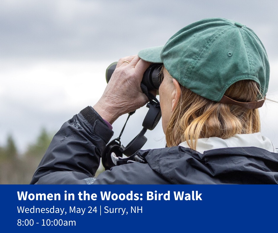 There are still a few spots left for the Women in the Woods morning bird walk happening next week on May 24th in Surry, NH! Registration is required: extension.unh.edu/event/2023/05/…
