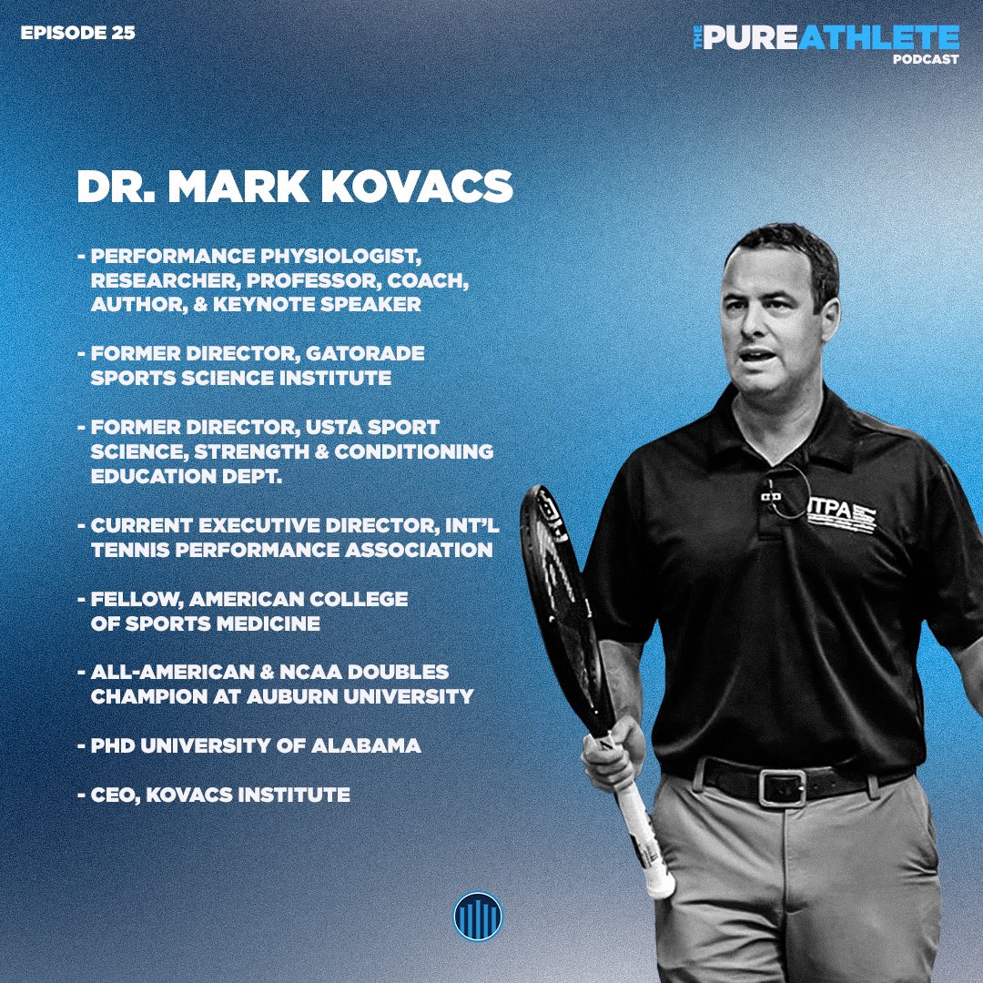 Former Director of the <a href="/Gatorade/">Gatorade</a> Sports Science Institute, sports science and performance expert <a href="/MKovacsPhD/">Mark Kovacs</a> shares science-based information about #Cramping #StrengthTraining #Hydration #WeightLifting #InjuryPrevention and so much more! 

EP. 25 of #ThePureAthletePodcast is now