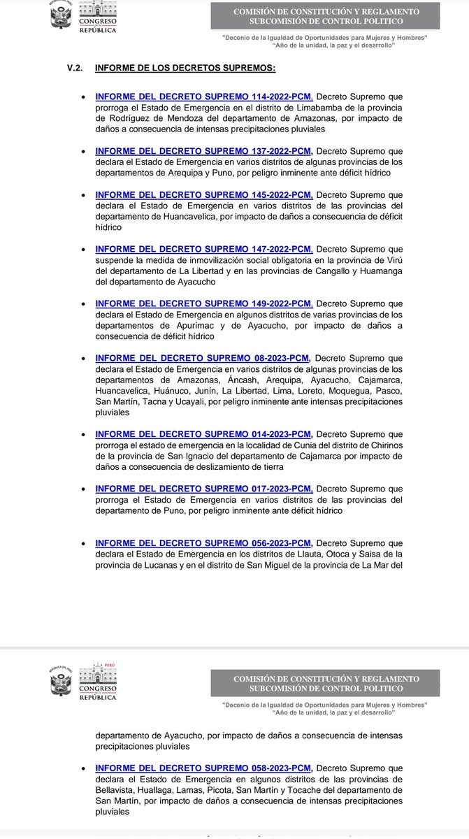 SubScp's tweet photo. 📌#AGENDA 
@SubScp debatirá informes de #Constitucionalidad sobre Decretos Legislativos y Supremos.
Viernes 19/05/2023
Hora: 9:00 AM https://t.co/0DcgPu7Jwm