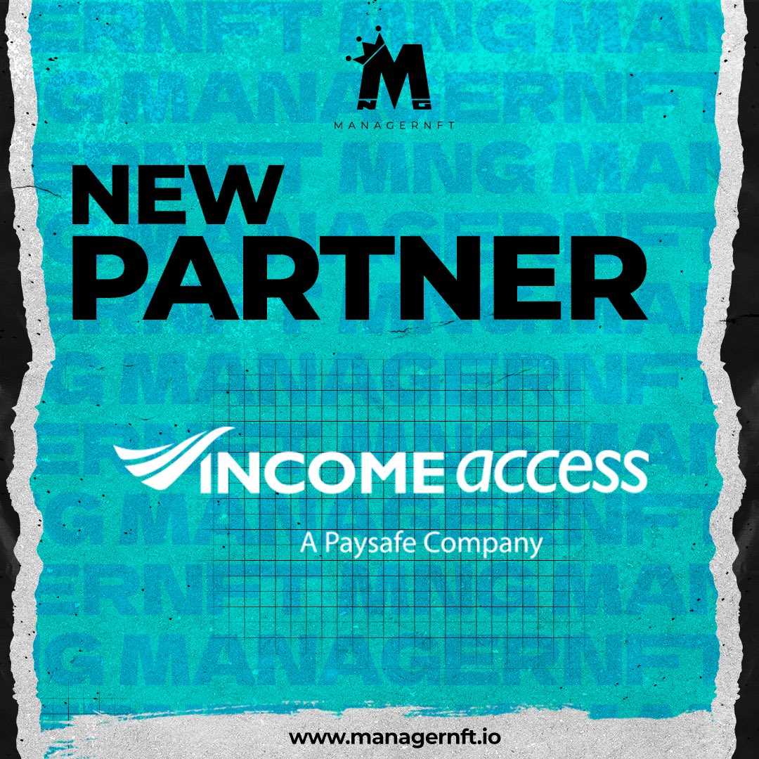 🤝 We are thrilled to announce that we have entered into a highly significant partnership with @incomeaccess! 🔥

#incomeaccess #affliatemarketing #affliate #managernft #mng #playtoearn #blockchain