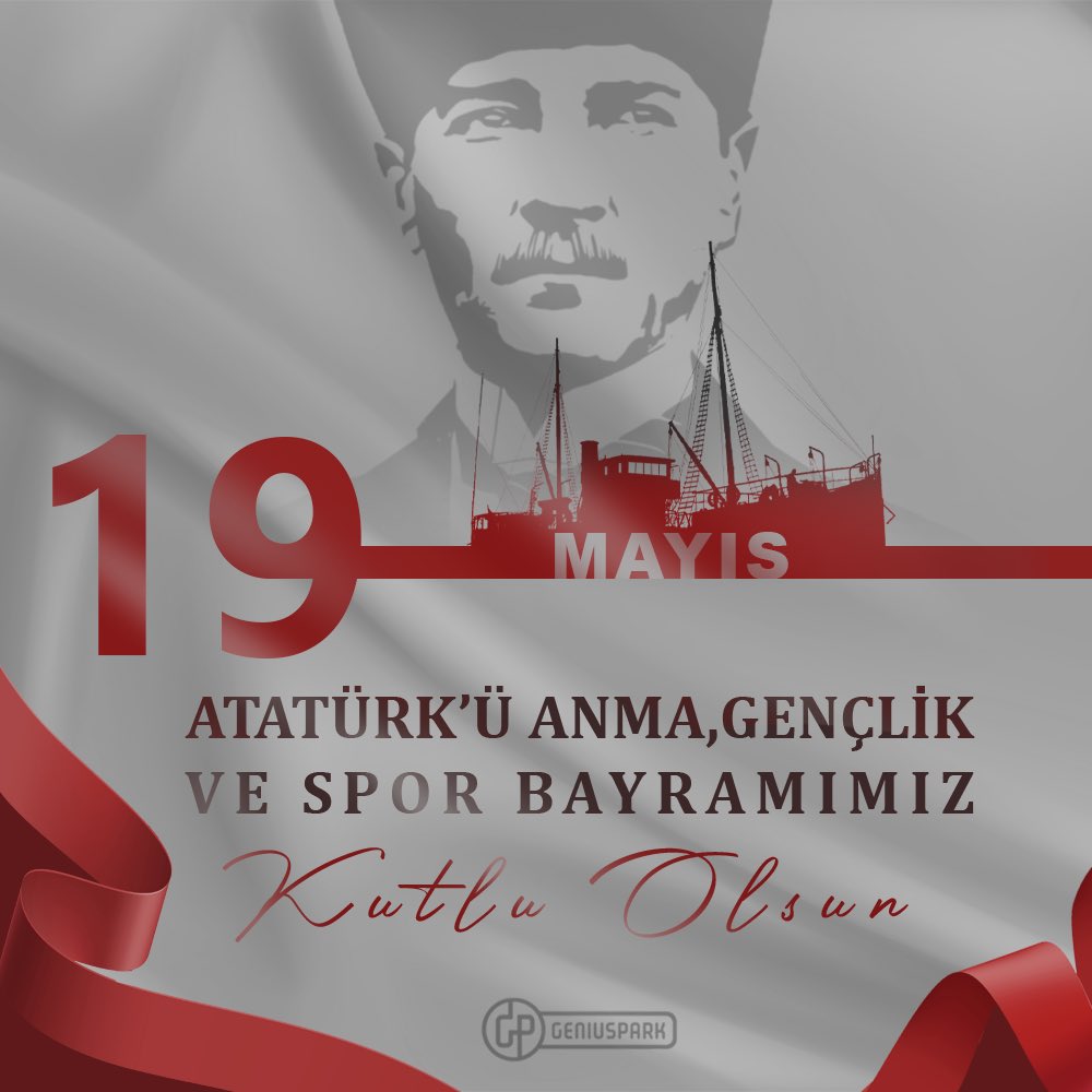 19 Mayıs Atatürk'ü Anma, Gençlik ve Spor Bayramımız kutlu olsun.

#19mayıs