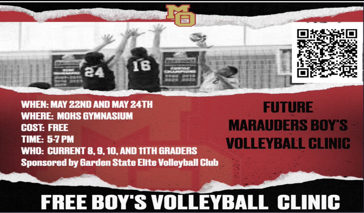 Free Boys Volleyball Clinic! Check it out!!!