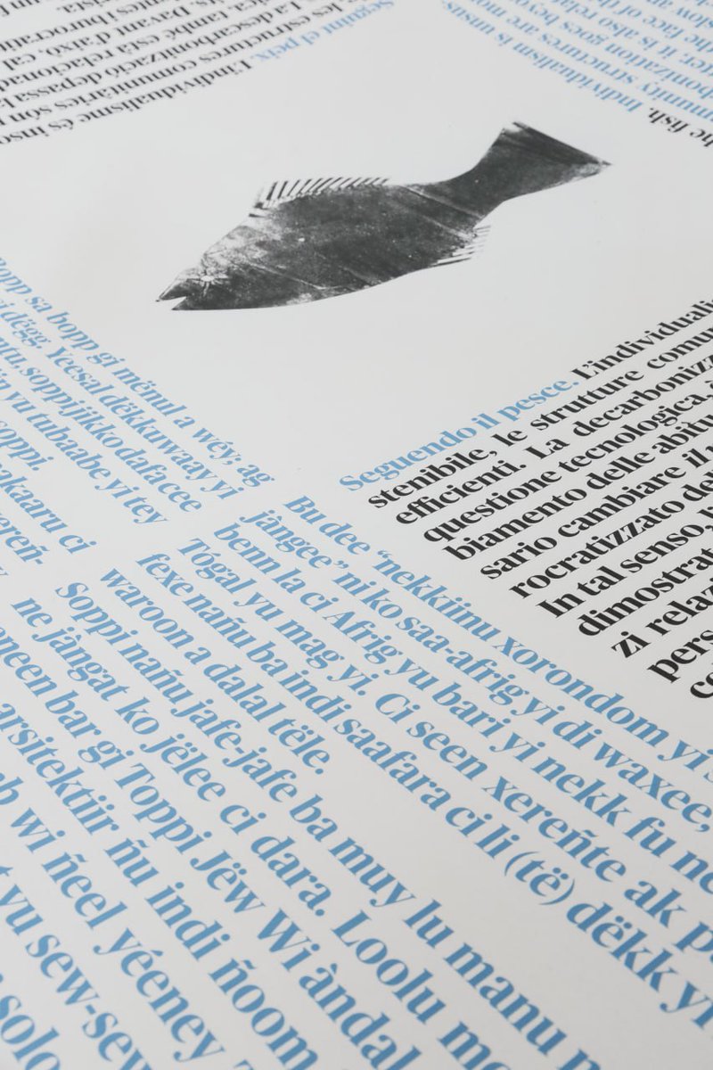 gencat's tweet photo. 🐟"Seguint el peix" és el nom de la mostra catalana a la nova edició de @la_Biennale.
🌆 L'exposició proposa reconèixer la mirada de les comunitats de la diàspora africana de Catalunya sobre l’urbanisme, els espais de treball i habitatge. https://t.co/t8R7l3Eb6z
#FishBiennale https://t.co/cJPW8lGJ8X