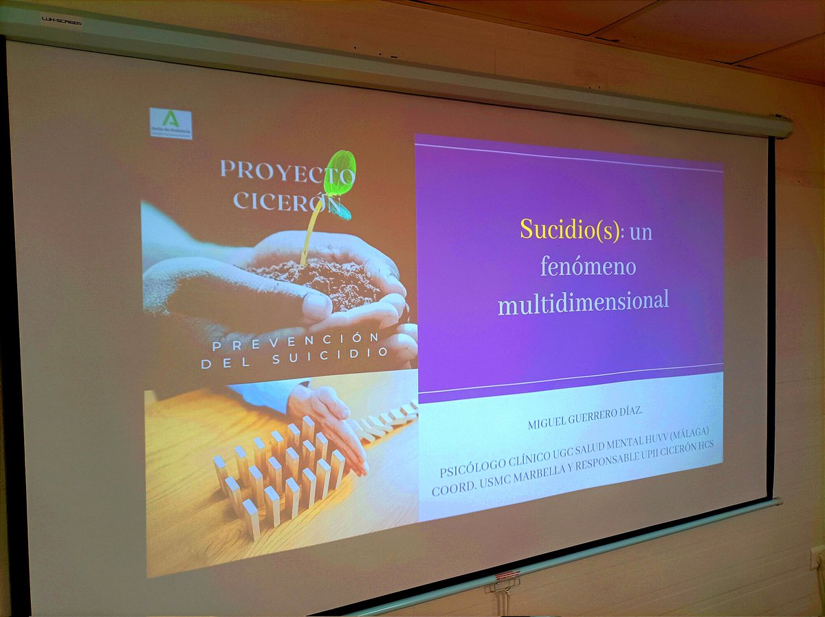 Hoy estamos formando a 30 profesionales implicados y sensibles de la <a href="/FundDiagrama/">Fundación Diagrama</a> en abordaje del riesgo de #suicidio en los Centros de Internamiento de Menores Infractores de #Carmona #LosAlcores. Una población especialmente vulnerable.
❤️ mi trabajo