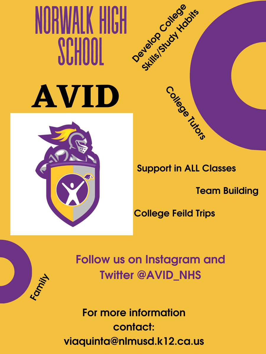 Norwalk High School AVID tweet media