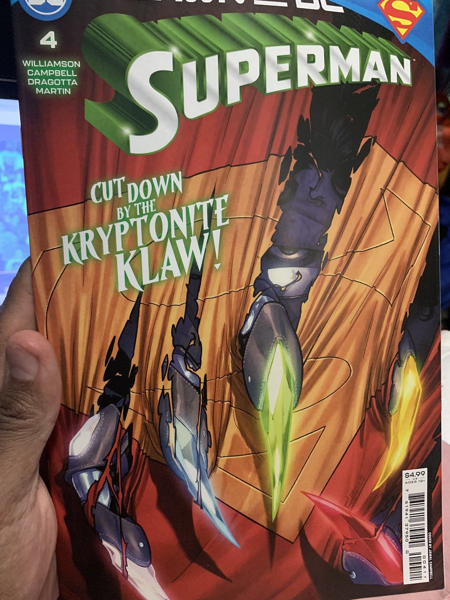 #Superman @Williamson_Josh @_pryce14 @NickDragotta @frankmartinbox @CommentAiry The evil genius targets Silver Banshee which has ramifications. Supes & Lex have a talk in which we learn about his enemies & Young Lex: Vigilante. Didn’t see it coming #NCBD #OneMinuteBadReviews