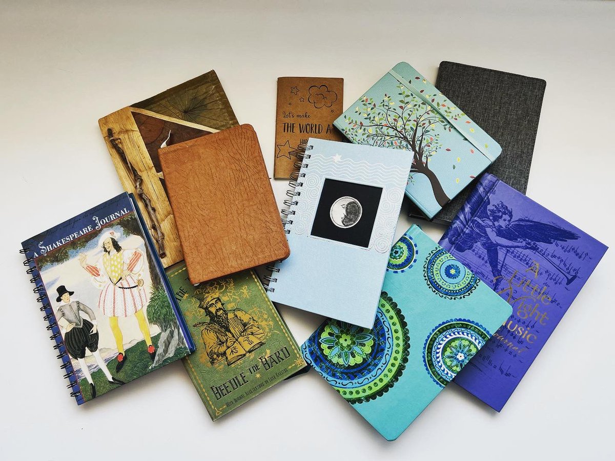 CambriaWilliams's tweet image. So many beautiful notebooks and so few actual words inside.

#writingcommunity, am I the only writer who has trouble writing in beautiful notebooks?

#NotebookDay #notebooks #amwriting #writerslife