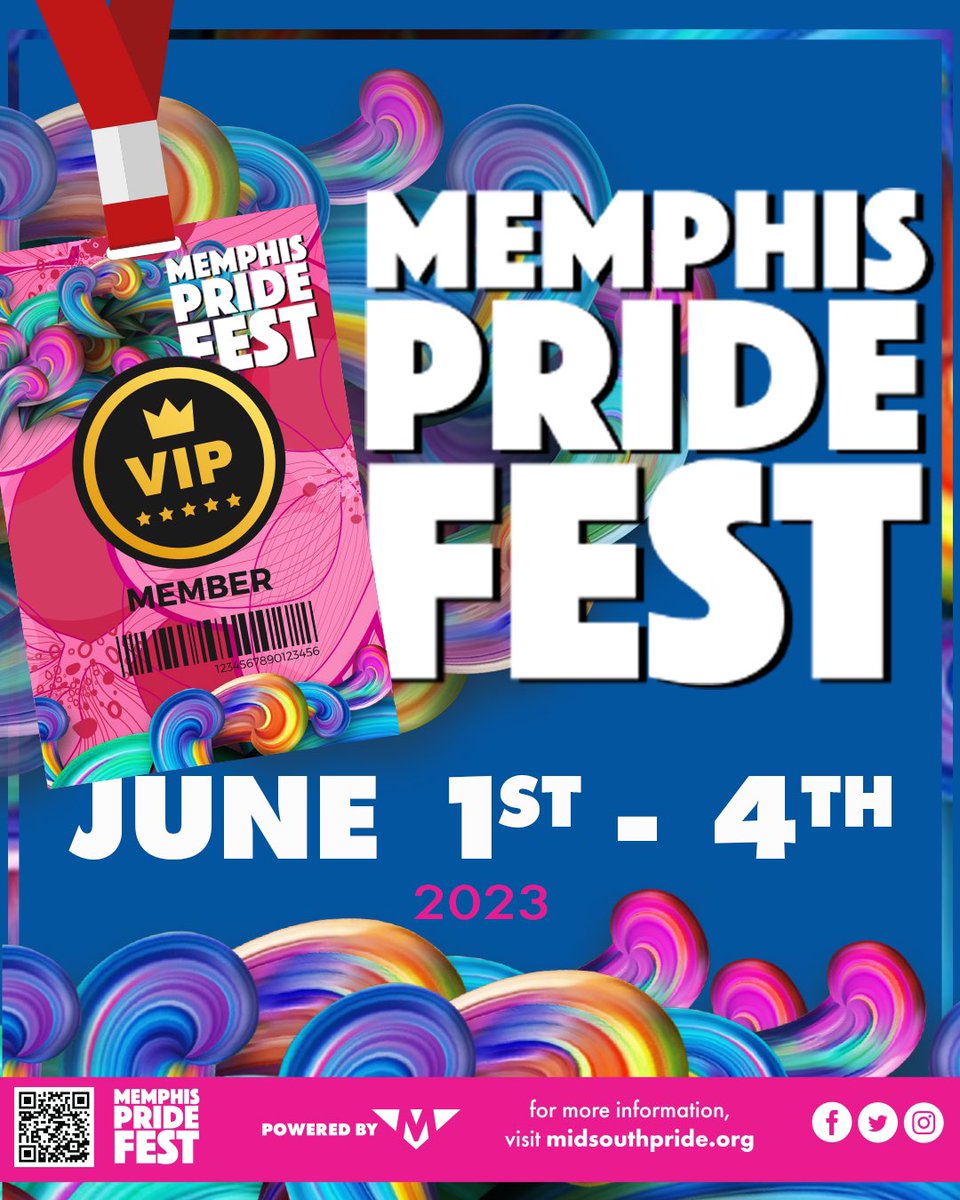 Are you ready to experience the best of #MemphisPrideFest? 

Get your VIP passes now and join us for an unforgettable weekend! Don't miss out - get your pass today and join us for a weekend full of fun and celebration! 👉🏼 dev.midsouthpride.org/experiences/

#MemphisPrideFestival