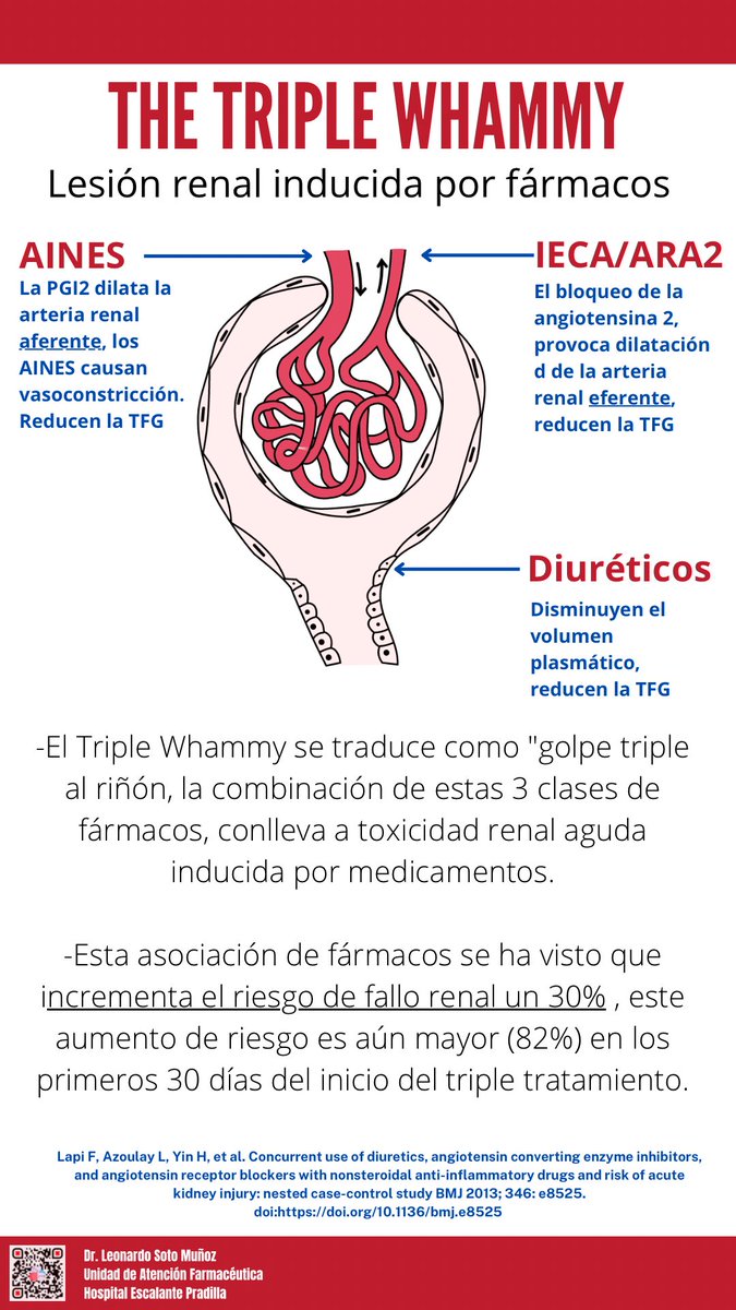 Triple Whammy: lesión renal inducida por medicamentos