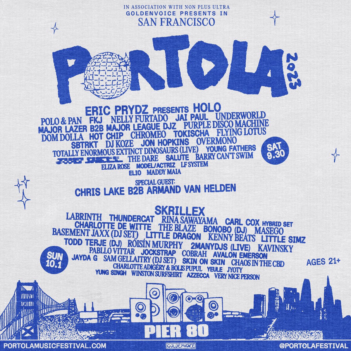 2manydjs LIVE in #SanFrancisco 🗓️ October 1st for @PortolaFestival 🎟️ pre-sale this Monday on portolamusicfestival.com