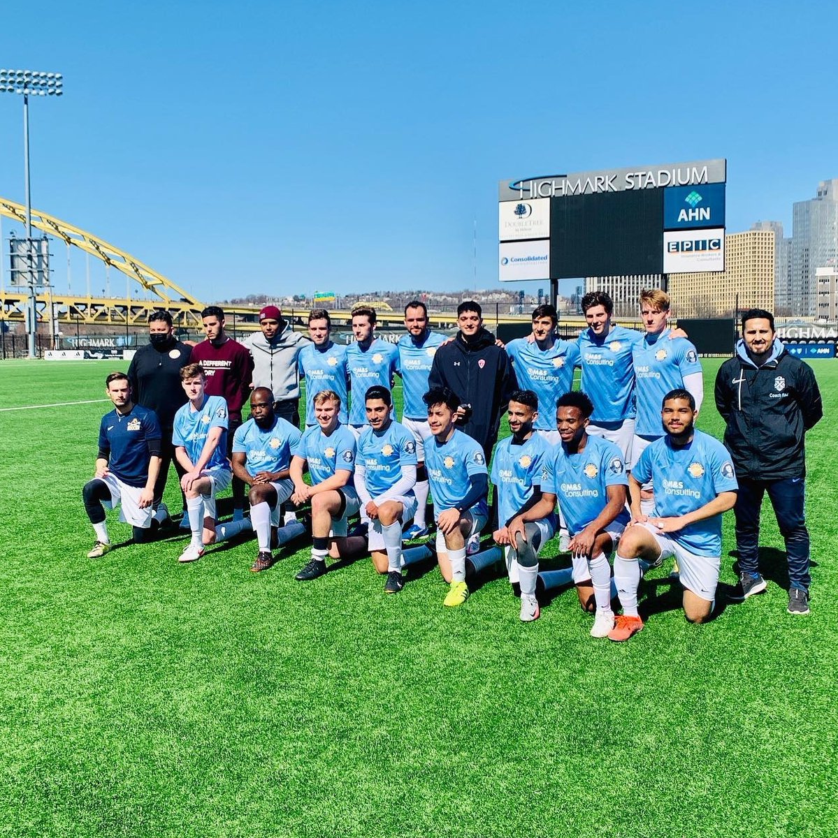 Our sponsored team, Appalachia Steel FC, kicks off the 2023 GPSL season this Sunday at Cupples Stadium in Pittsburgh!⚽️ Join us in supporting ASFC, which is made up of some of the best amateur talent in WV and Pittsburgh (including a few of our M&S’ers! )🙌 #AppalachiaSteelFC