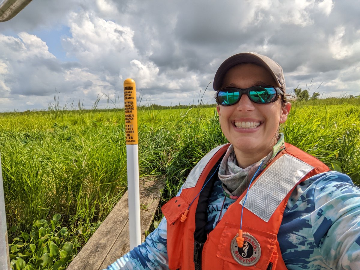 Why #wetlands? USGS' Rachel Villani grew up in #Louisiana: I love collecting data that are vital to coastal restoration &amp; wetlands research. My work gives me great personal satisfaction knowing that I'm doing what I can for the future of coastal Louisiana. #AmericanWetlandsMonth