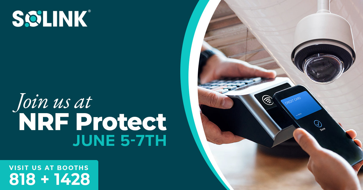 Are you attending NRF Protect 2023? If so, visit us at booths 818 + 1428 to discover the peace of mind that comes from Solink’s security features and find out how Solink’s powerful analytics can help you make more informed business decisions

#NRF #NRFprotect #solink