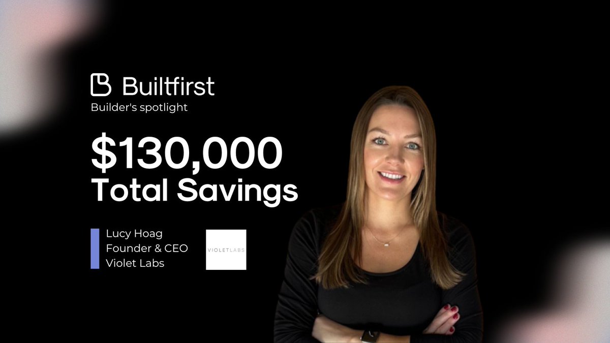 Builtfirst's tweet image. We’re excited to spotlight @lucyhoag and @VioletLabsInc! Lucy, a highly experienced satellite engineer, founded Violet Labs&apos; cloud-based integration software to interlink complex hardware systems. Violet Labs has saved $130k with Builtfirst! #HardTech #SpaceTech #innovation