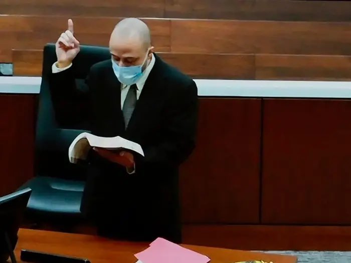 Me in the courtroom reminding the Judge that on the 15 of February 2022 at exactly 3:45 pm Bongo Ideas said his Wife’s wig looks like a helmet