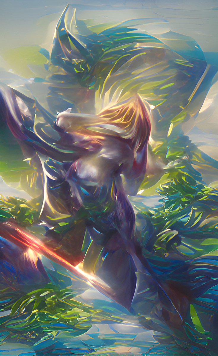 FrameoAI's tweet photo. MtG -> Wombo: Sigiled Sentinel https://t.co/o7gQKK38eW
