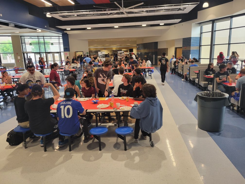 Last breakfast for the class of 2023 🎓 A BIG SHOUT TO DENNY’s for donating the pancake batter to make today’s yummy breakfast! 🥞🥞<a href="/DennysDiner/">Denny’s</a>