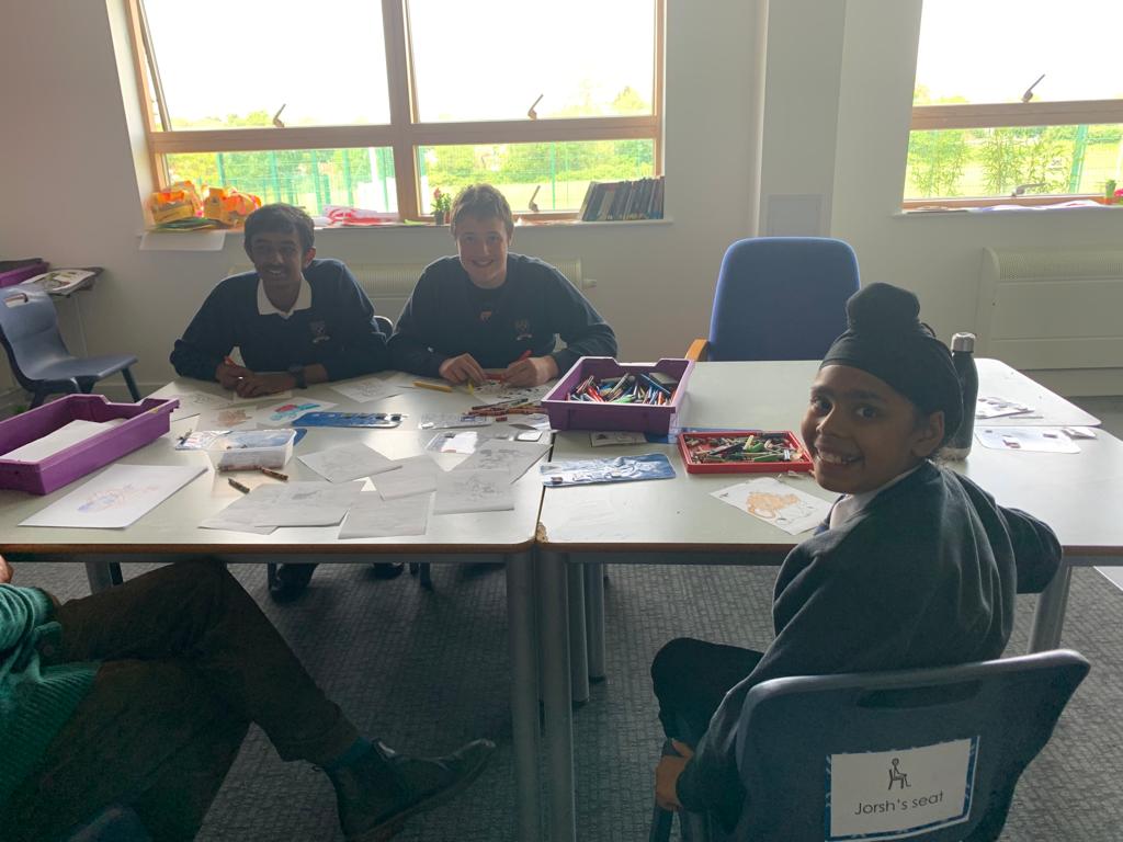 BOLHSMarion's tweet photo. Every day this week, our student council has been teaching students how to complete activities to reduce anxiety and promote good mental health #mentalhealthawarenessweek https://t.co/JMBXrmtGnN